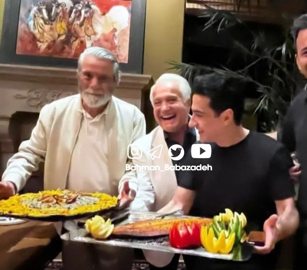 عکس | جشن تولد همایون شجریان در کنار بهروز وثوقی عکس | جشن تولد همایون شجریان در کنار بهروز وثوقی