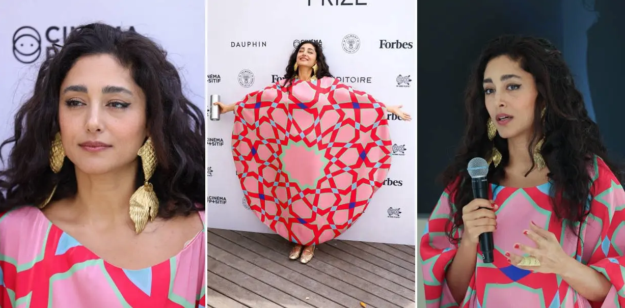 عکس | لباس زیبا و خیره کننده گلشیفته فراهانی روی فرش قرمز جشنواره کن