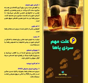 چرا پاهایمان حتی در فصل گرما ، سرد میشود ؟ چرا پاهایمان حتی در فصل گرما ، سرد میشود ؟