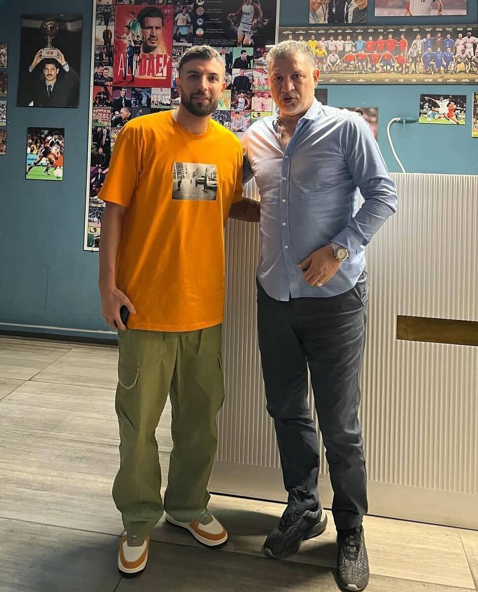 عکس دیدار علی دایی با این مرد جنجالی شد
