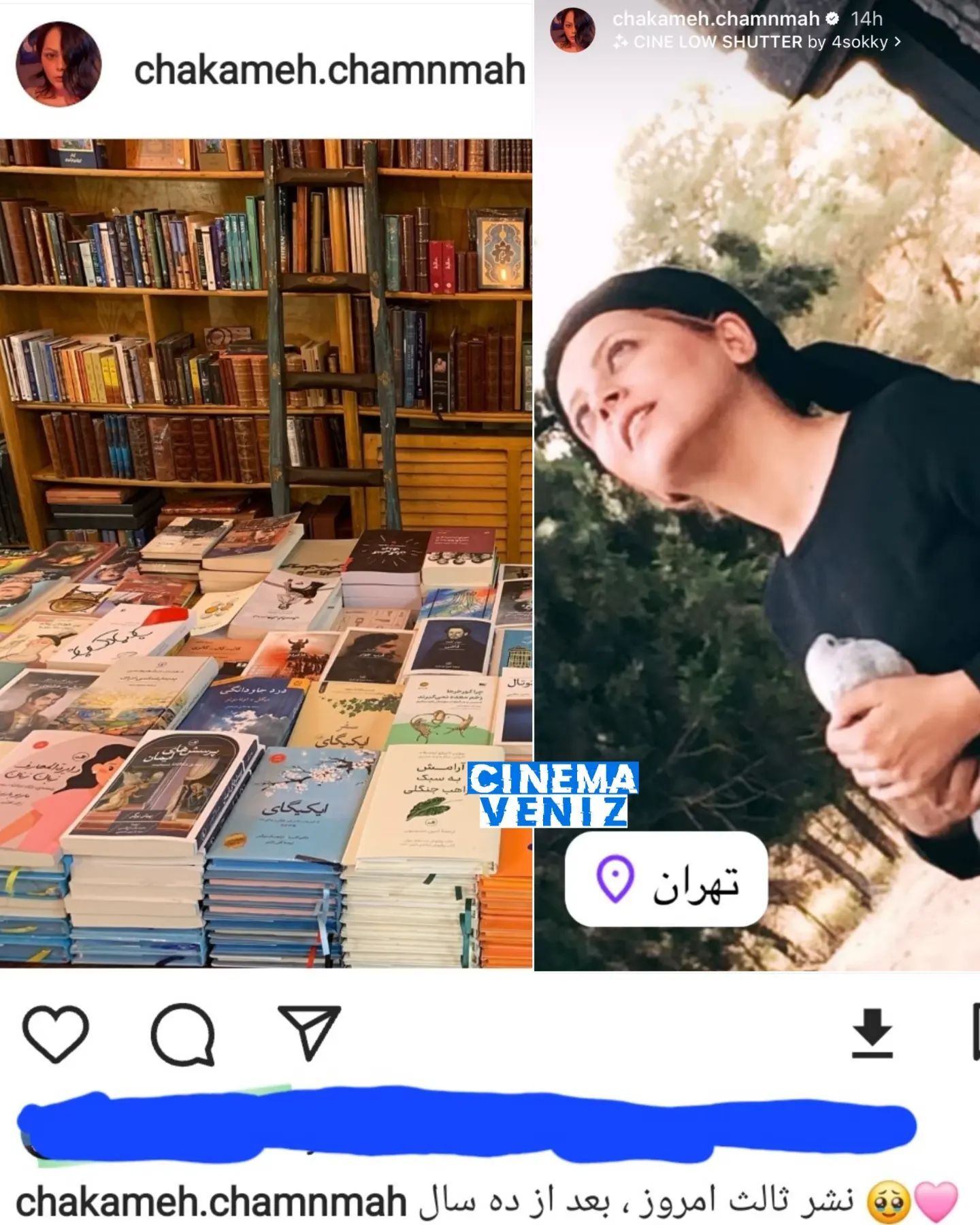 عکس | بازیگر معروف زن بعد از سال‌ها به ایران برگشت