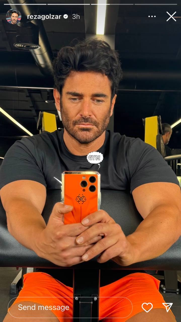 عکس | استایل نارنجی گلزار در باشگاه!