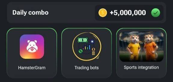 سه کارت ۵ میلیونی همستر کامبت ۱۲ تیر ۱۴۰۳ سه کارت ۵ میلیونی همستر کامبت ۱۲ تیر ۱۴۰۳