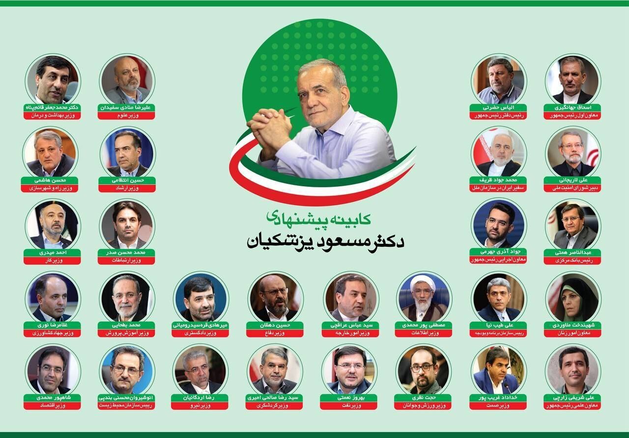 این ۵ نفر وزرای احتمالی پزشکیان خواهند بود! این ۵ نفر وزرای احتمالی پزشکیان خواهند بود!