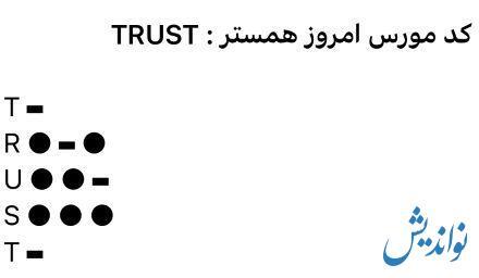 کد مورس یک میلیون سکهای همستر کامبت ۲۴ تیر ۱۴۰۳ کد مورس یک میلیون سکهای همستر کامبت ۲۴ تیر ۱۴۰۳
