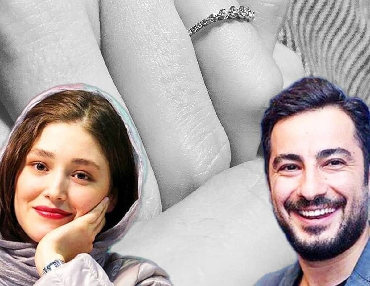 عکس | جدیدترین تصویر از مراسم ازدواج نوید محمدزاده و فرشته حسینی | لباس خاص و کاملا دست دوز عروس