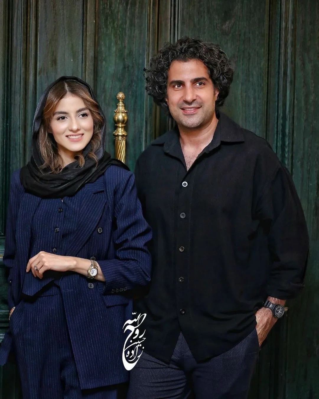 عکس | استایل جذاب و دیدنی پردیس پورعابدینی و همسرش در اکران خصوصی فیلمش!