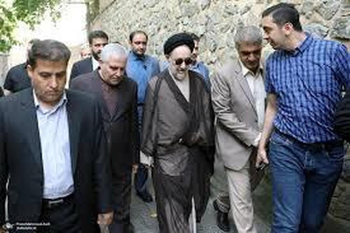 حضور سید محمد خاتمی پس از ۱۹ سال در پاستور | جلسه مهم با پزشکیان + عکس