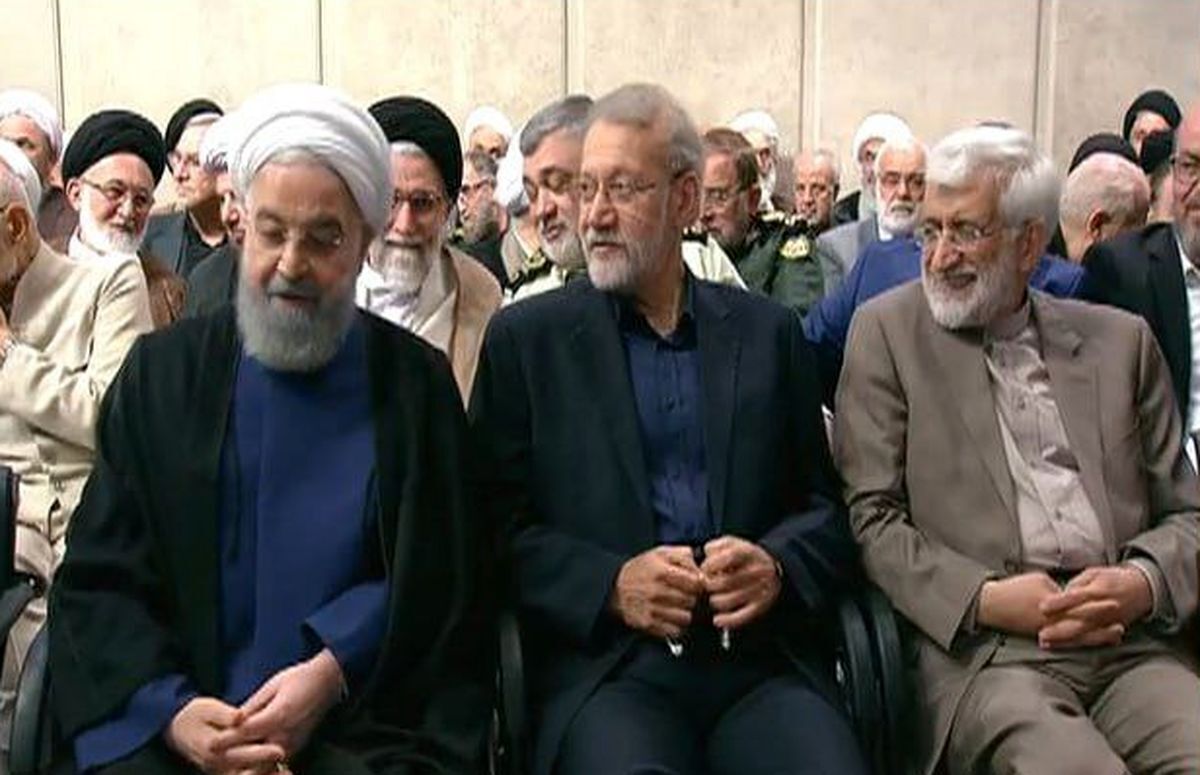 ویدیو | زبان بدن خبرساز حسن روحانی در مقابل جلیلی