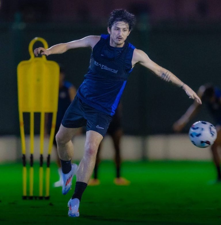 عکس | تصاویر جدید از سردار آزمون در تمرینات شباب الاهلی