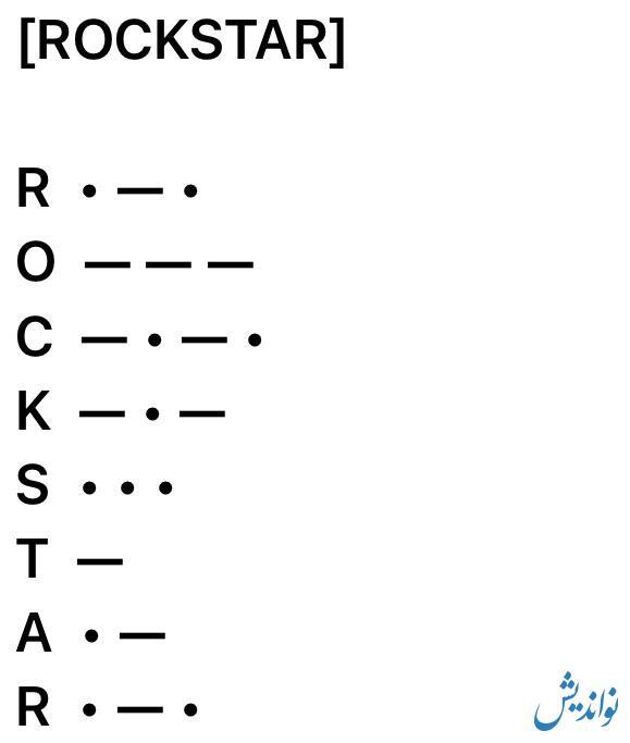کد مورس همستر کامبت شنبه ۱۰ شهریور ۱۴۰۳ کد مورس همستر کامبت شنبه ۱۰ شهریور ۱۴۰۳