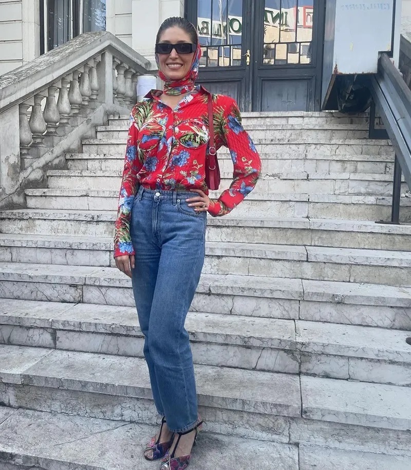 عکس | فرشته حسینی با این استایل و چهره در فستیوال فیلم در خارج ظاهر شد!