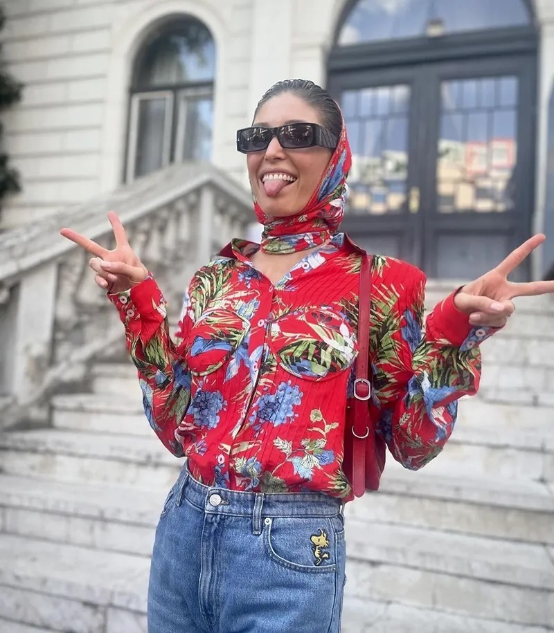 عکس | فرشته حسینی با این استایل و چهره در فستیوال فیلم در خارج ظاهر شد!