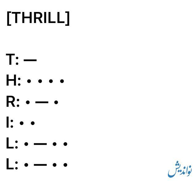 کد مورس همستر کامبت چهارشنبه ۲۱ شهریور ۱۴۰۳ کد مورس همستر کامبت چهارشنبه ۲۱ شهریور ۱۴۰۳