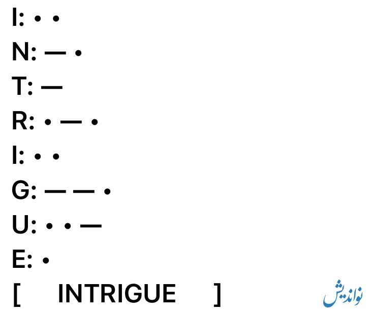 کد مورس همستر کامبت یکشنبه ۲۵ شهریور ۱۴۰۳ کد مورس همستر کامبت یکشنبه ۲۵ شهریور ۱۴۰۳