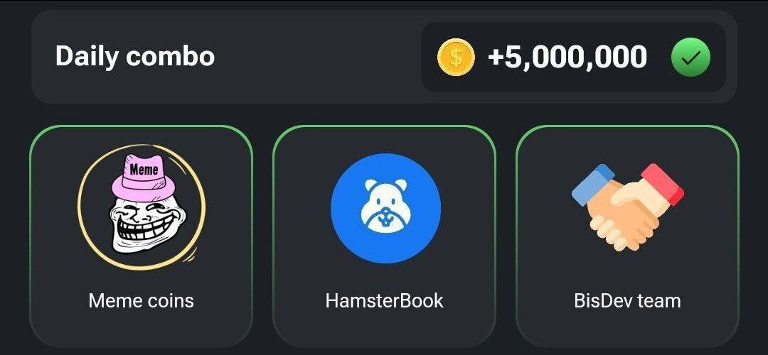 سه کارت های همستر امروز به مخاطبانی که سه کارت روزانه را پیدا کنند، پنج میلیون سکه میدهد. سه کارت های همستر امروز به مخاطبانی که سه کارت روزانه را پیدا کنند، پنج میلیون سکه میدهد.