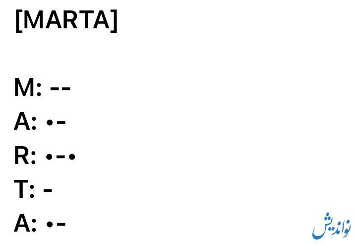 کد مورس همستر کامبت چهارشنبه ۷ شهریور ۱۴۰۳ کد مورس همستر کامبت چهارشنبه ۷ شهریور ۱۴۰۳