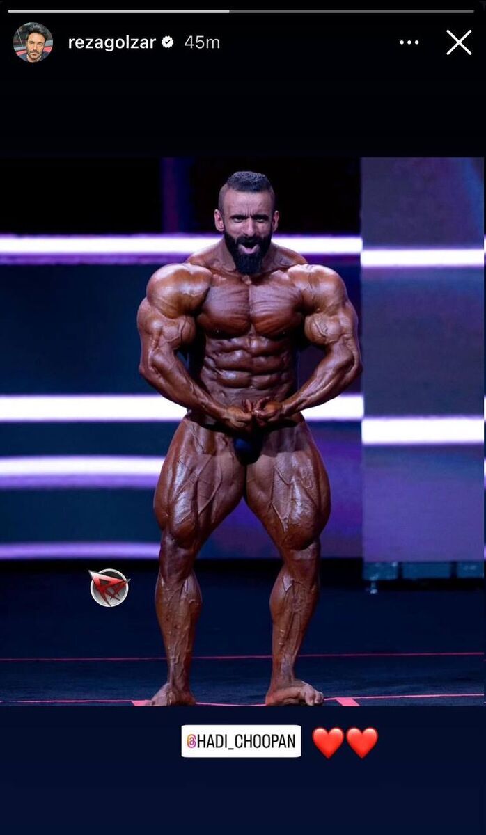 عکس | گلزار برای هادی چوپان این استوری را منتشر کرد!