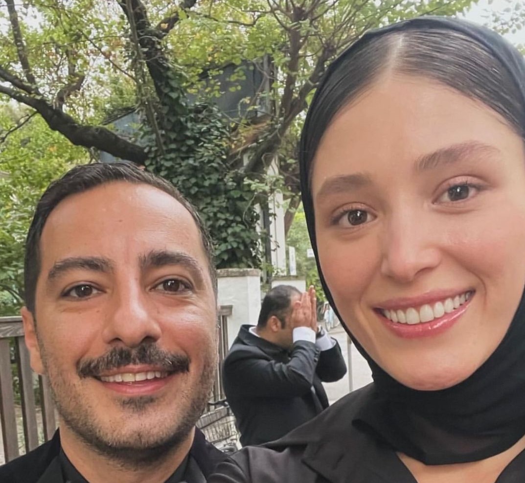 عکس | سلفی عاشقانه فرشته حسینی با همسرش نوید محمدزاده