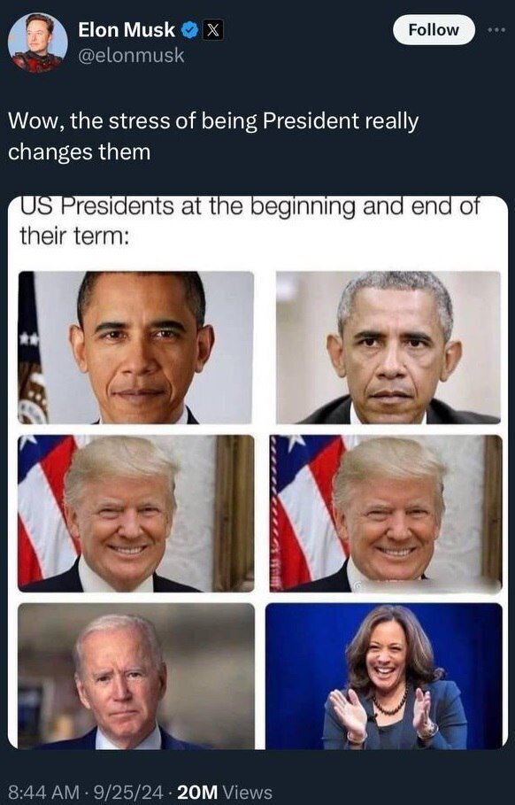 عکس | ایلان ماسک دموکرات‌ها را مسخره کرد!