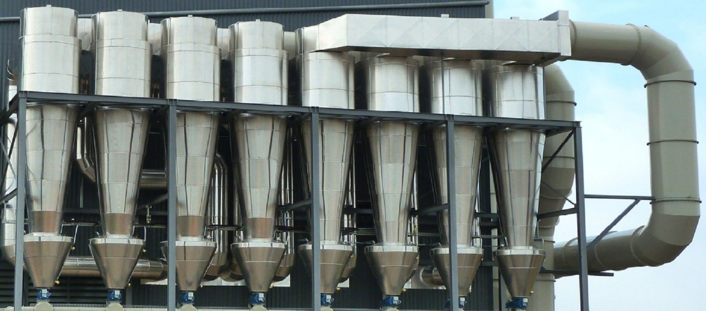 بررسی مزایا و معایب دستگاه غبارگیر مولتی سیکلون