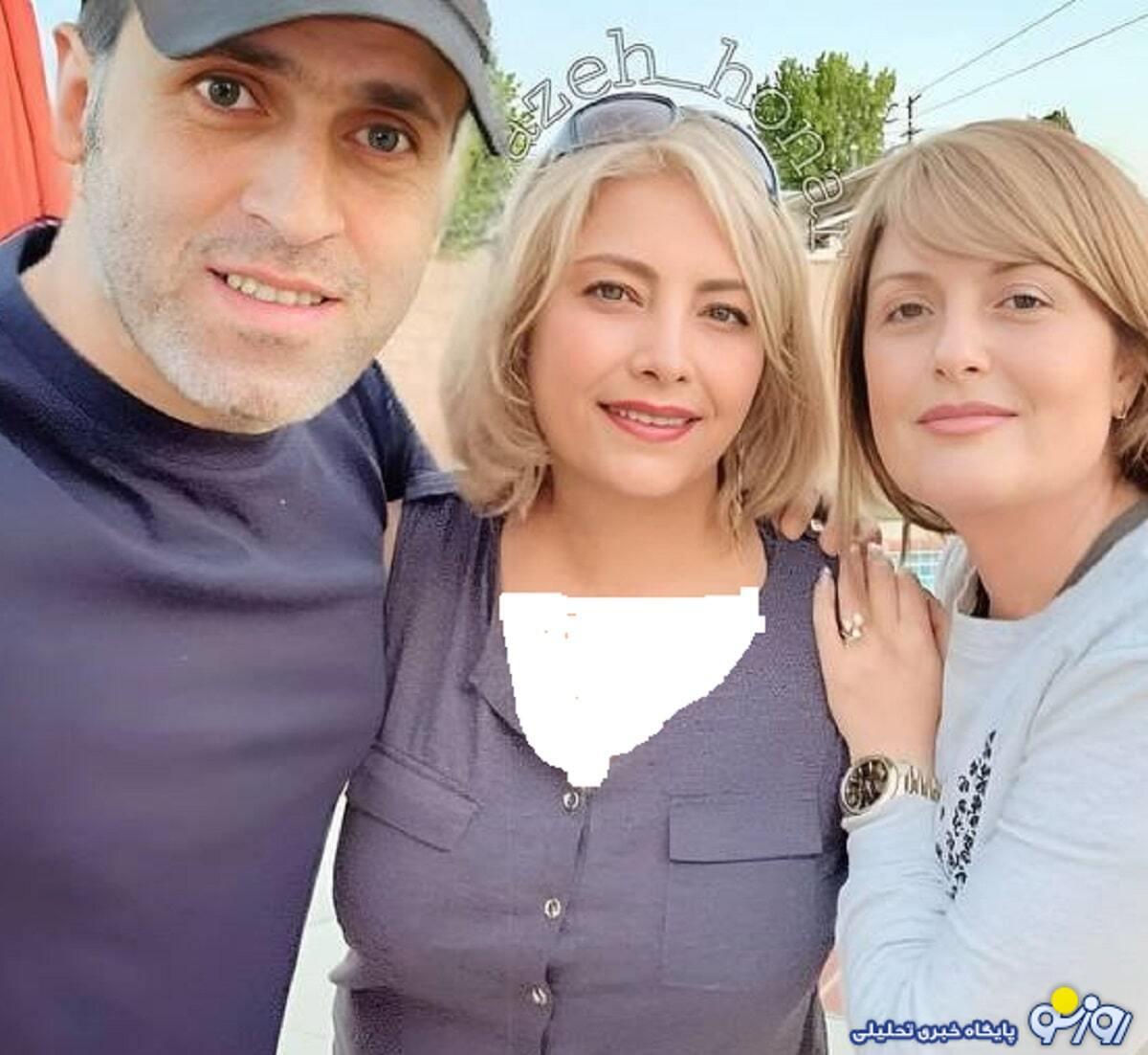 عکس | عکس صمیمی لادن طباطبایی در کنار علی کریمی