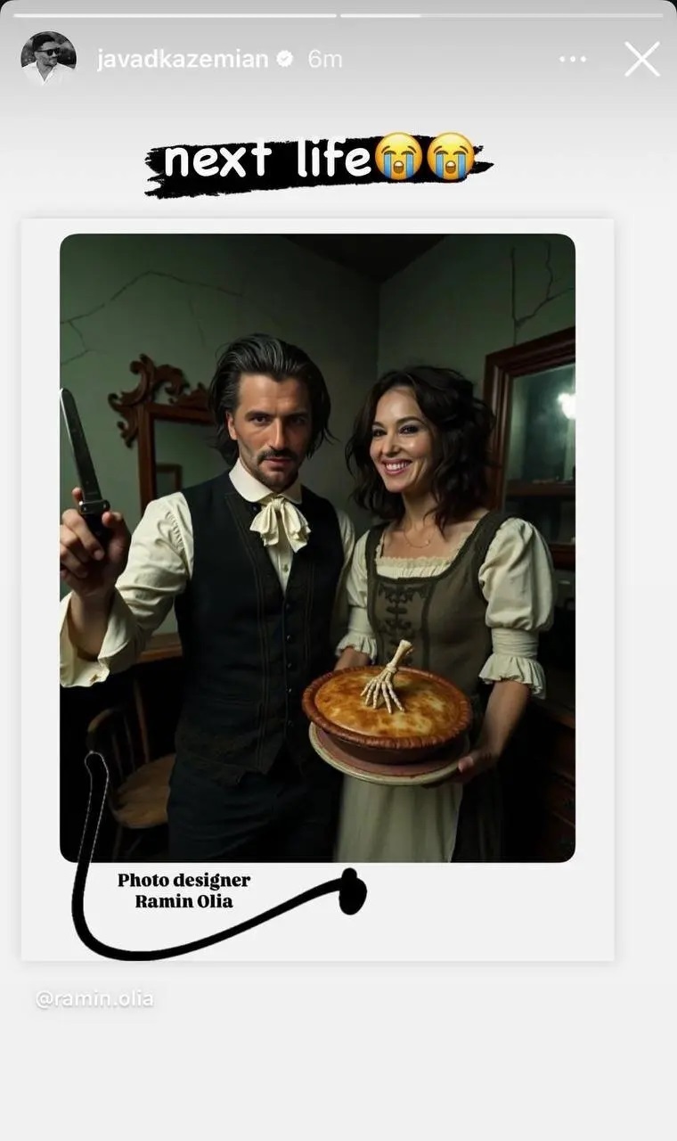 عکس | جواد کاظمیان به آرزویش رسید! | او در کنار مونیکا بلوچی!