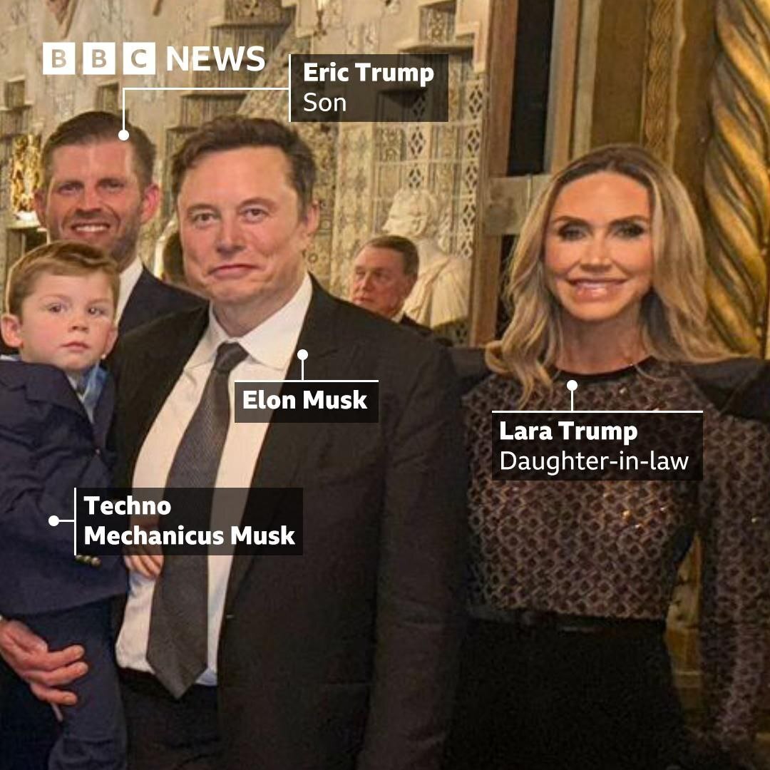 عکس | ترامپ پیروزی اش در انتخابات را در کنار اعضای خانواده جشن گرفت! | ملانیا کجاست؟!