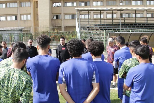 عکس | حضور نکونام در تمرین سایپا!