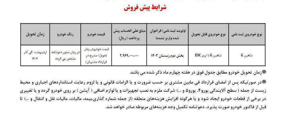 شرایط ثبت نام سایپا بدون قرعه کشی آذر ۱۴۰۳ + جدول شرایط ثبت نام سایپا بدون قرعه کشی آذر ۱۴۰۳ + جدول