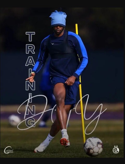 عکس | استایل بازیکن جدید استقلال در تمرین همه را میخکوب کرد!