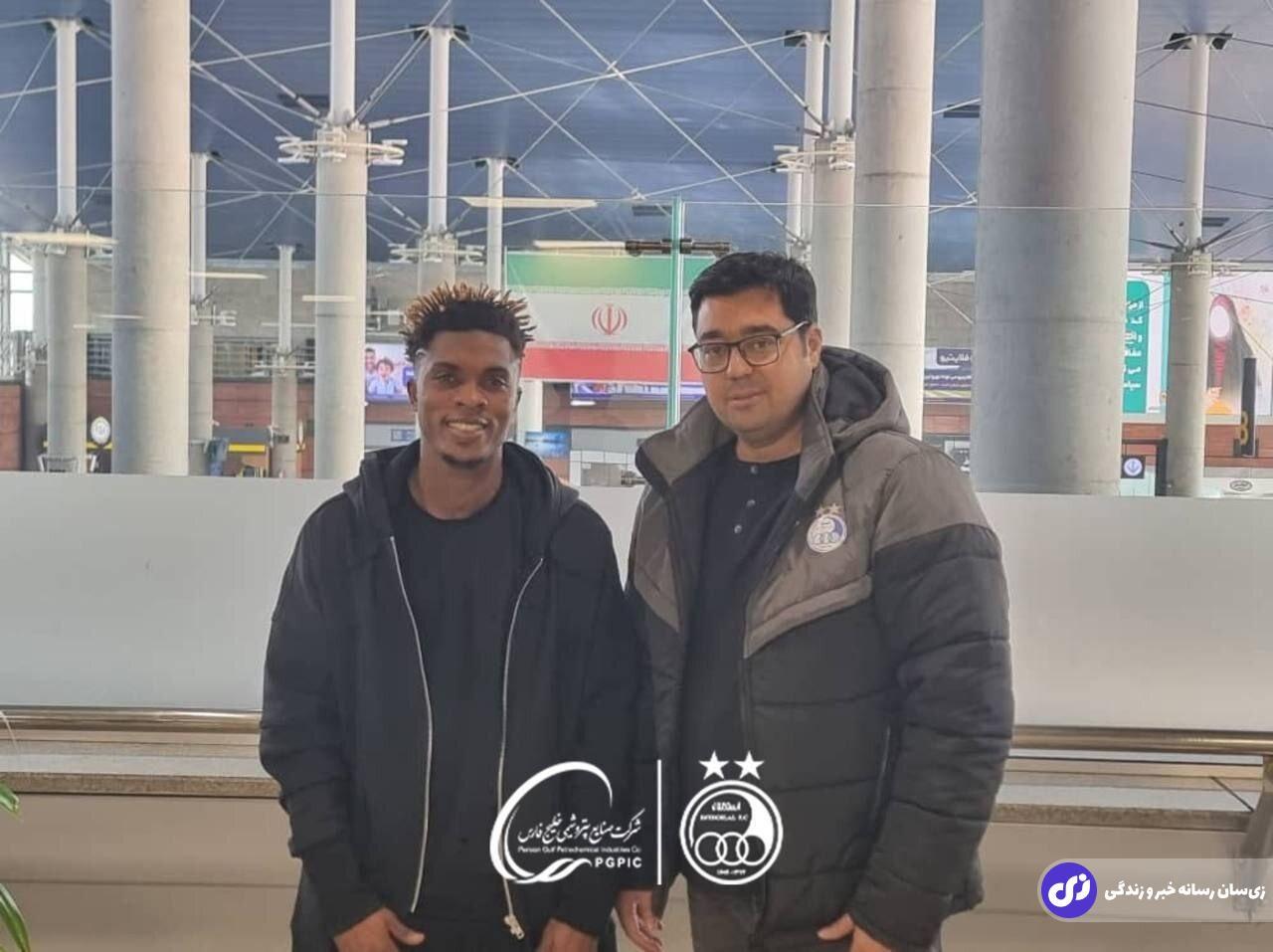 بازیکن جدید استقلال به تهران آمد بازیکن جدید استقلال به تهران آمد