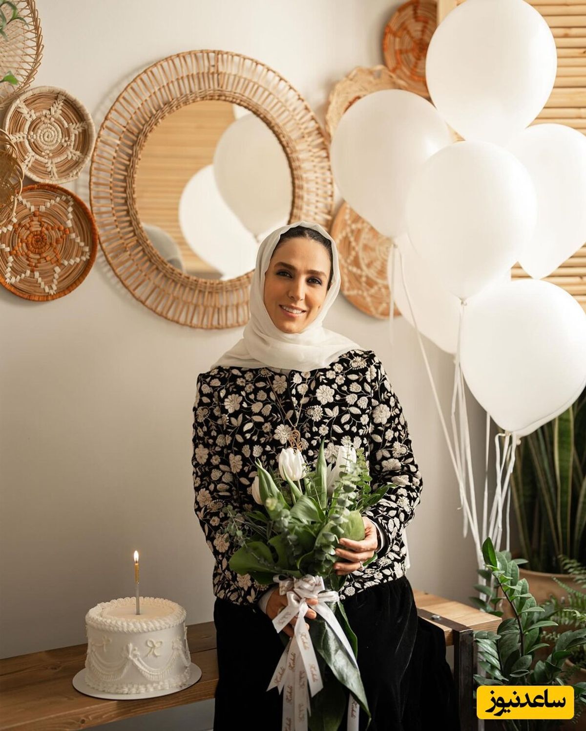 عکس | دکوراسیون مدرن و جذاب خانه سوگل طهماسبی در روز جشن تولدش