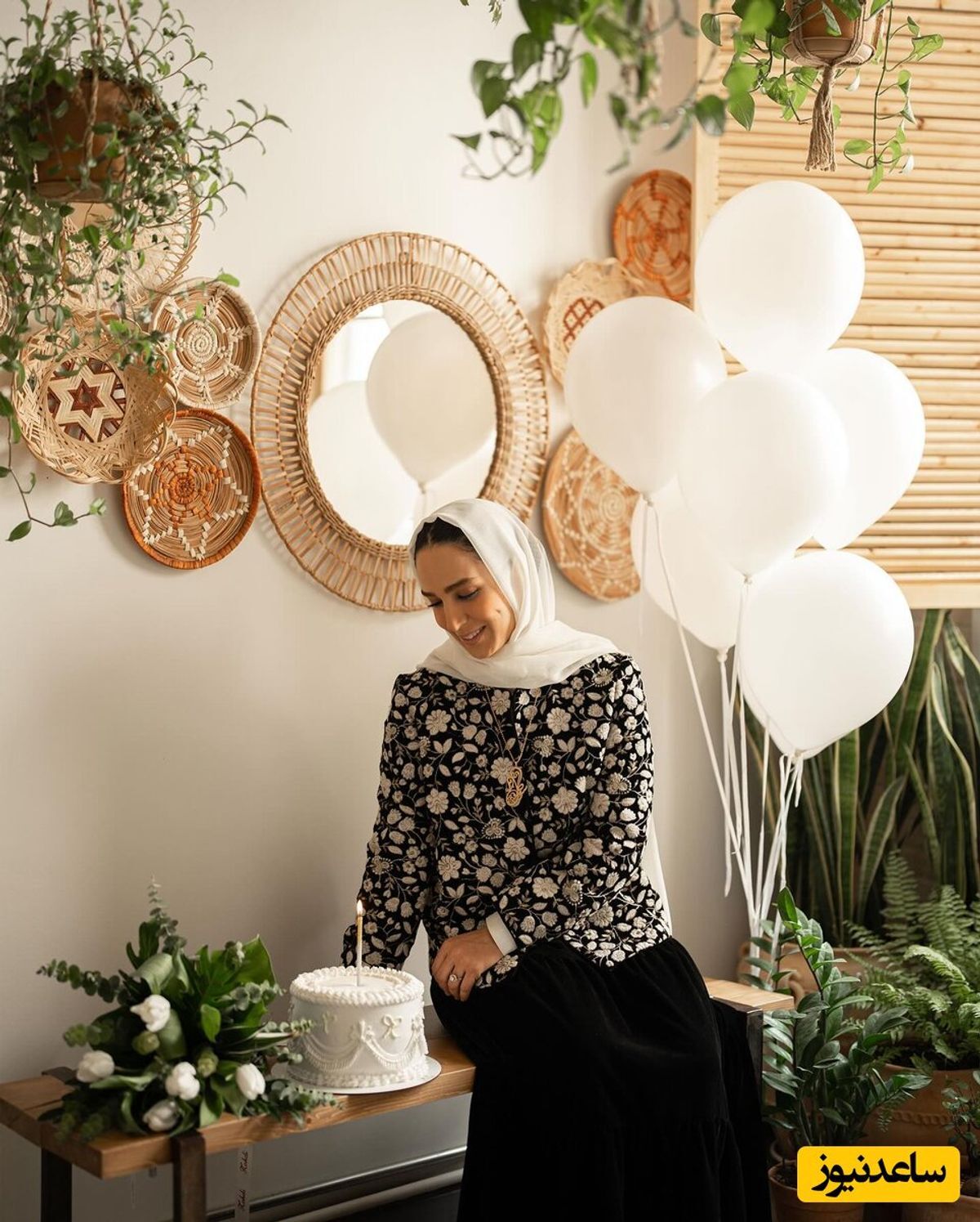 عکس | دکوراسیون مدرن و جذاب خانه سوگل طهماسبی در روز جشن تولدش