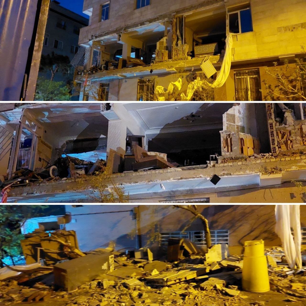 عکس | ساختمان مسکونی در منطقه دروس تهران منفجر شد عکس | ساختمان مسکونی در منطقه دروس تهران منفجر شد