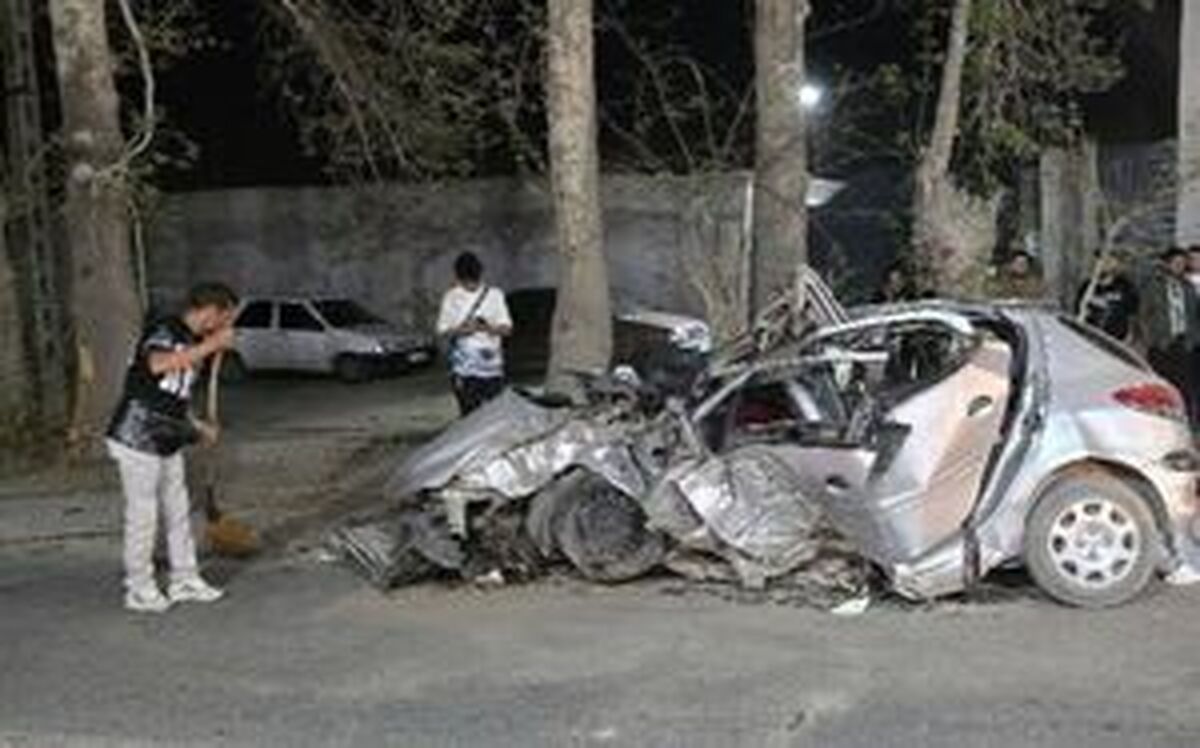 تصادف وحشتناک در تهران | هر سه سرنشین در دم جام باختند