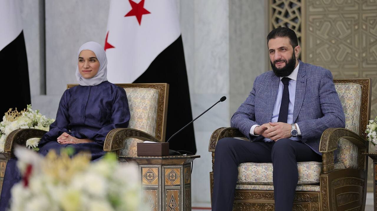 عکس | تصاویری از جولانی رییس دولت سوریه و همسرش در جشن عیدفطر