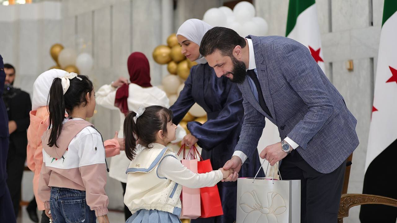 عکس | تصاویری از جولانی رییس دولت سوریه و همسرش در جشن عیدفطر