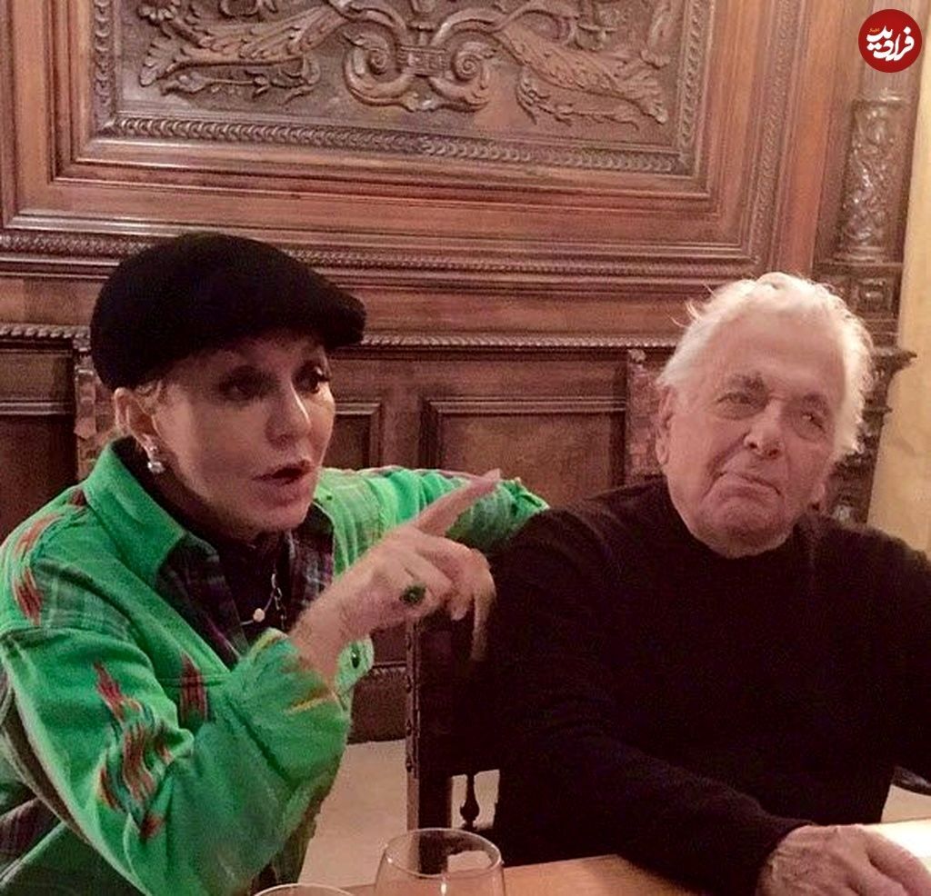 عکس | سفر در زمان با عکسی خاص | دیدار گوگوش و ابراهیم گلستان در دهه ۹۰