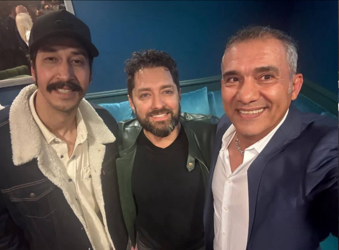 عکس | تصویری از احمدرضا عابدزاده با بازیگران معروف در آمریکا!