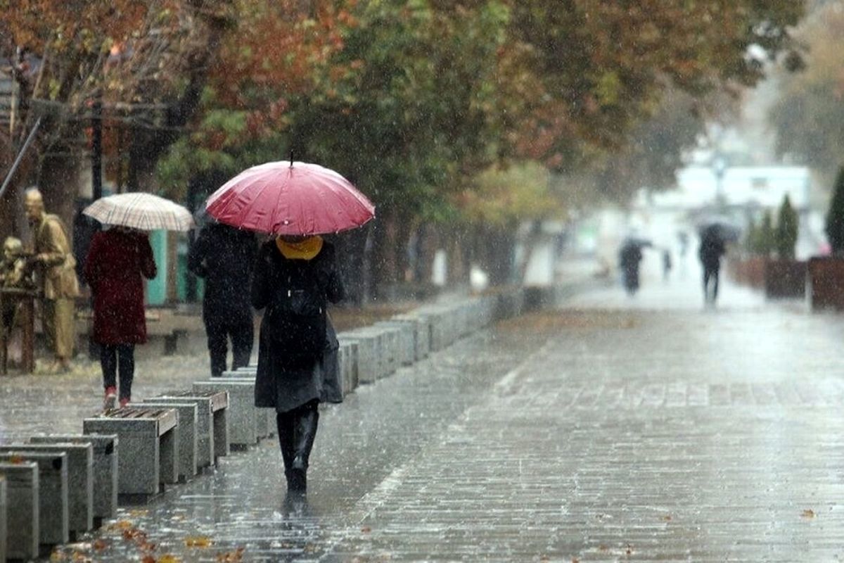 پیش‌بینی بارش باران در استان‌ها امروز ۶ فروردین ۱۴۰۴