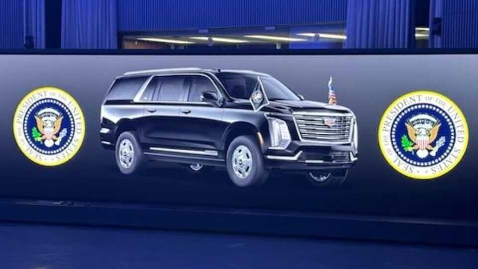 عکس | رونمایی از خودروی جدید ترامپ