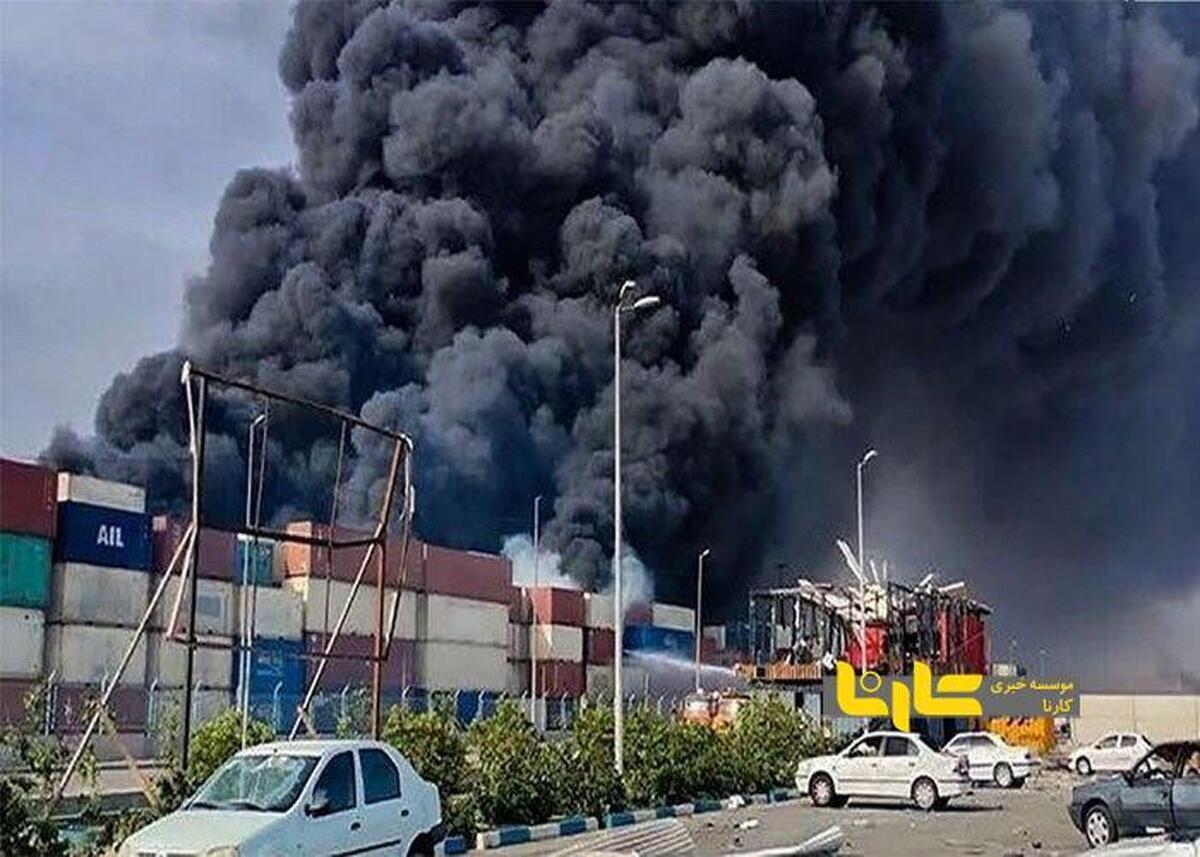 در بندر شهید رجایی چه کالا‌هایی سوختند؟