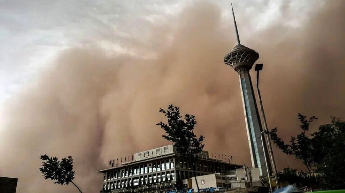 باد شدید و رگبار باران در راه تهران امروز ۵ خرداد