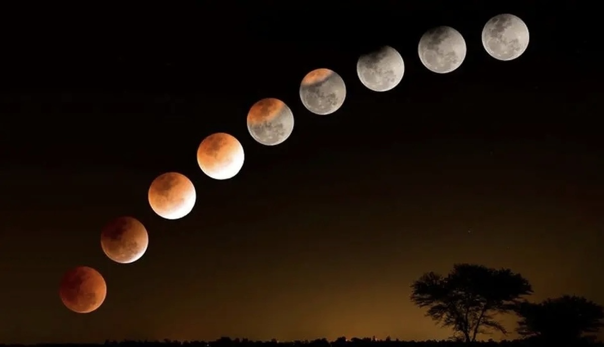 ماه‌گرفتگی کلی ۱۶ شهریور ۱۴۰۴ امشب در آسمان ایران