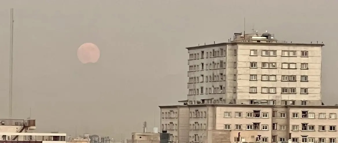 اولین تصویر از ماه خونین + عکس