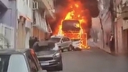 نجات ده‌ها نوجوان از آتش حاصل از تصادف اتوبوس در برزیل + ویدیو