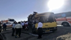 تصادف مرگبار اتوبوس دانشجویان در جاده سمنان | آمار فوتی‌ها و مصدومین اعلام شد