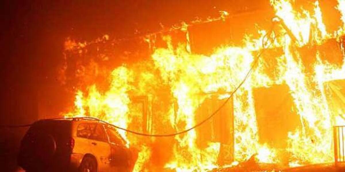 آتش‌سوزی در کارگاه شارژ سیلندر گاز مایع در مسعودیه تهران + ویدیو