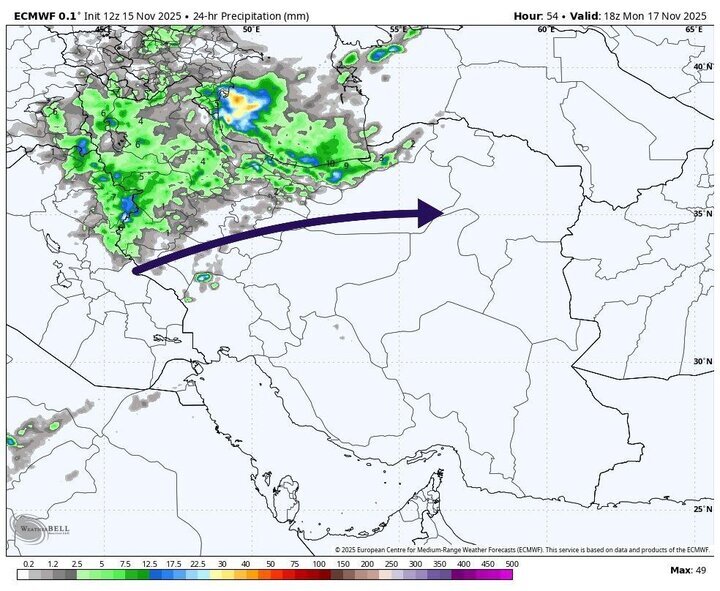 پیش بینی هواشناسی | سامانه بارشی جدید وارد کشور نمیشود پیش بینی هواشناسی | سامانه بارشی جدید وارد کشور نمیشود